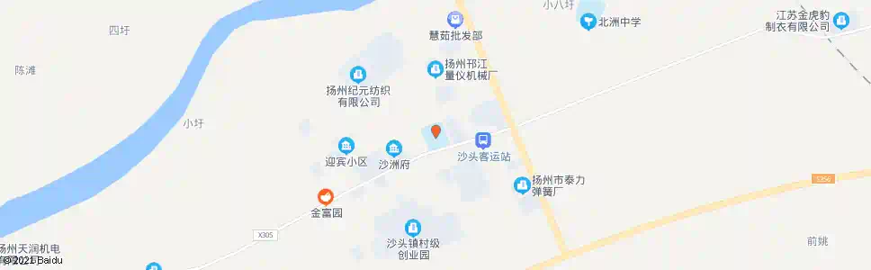 扬州沙头中心小学_公交站地图_扬州公交_妙搜公交查询2025