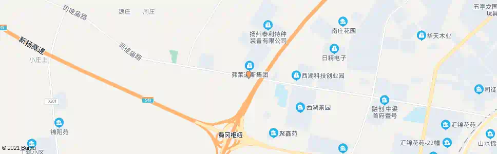 扬州中心村_公交站地图_扬州公交_妙搜公交查询2025