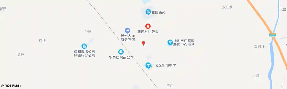 扬州新坝水厂_公交站地图_扬州公交_妙搜公交查询2025