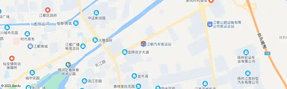 扬州江都客运总站_公交站地图_扬州公交_妙搜公交查询2025