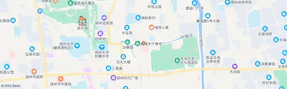 扬州史公祠(妇幼保健院)_公交站地图_扬州公交_妙搜公交查询2025