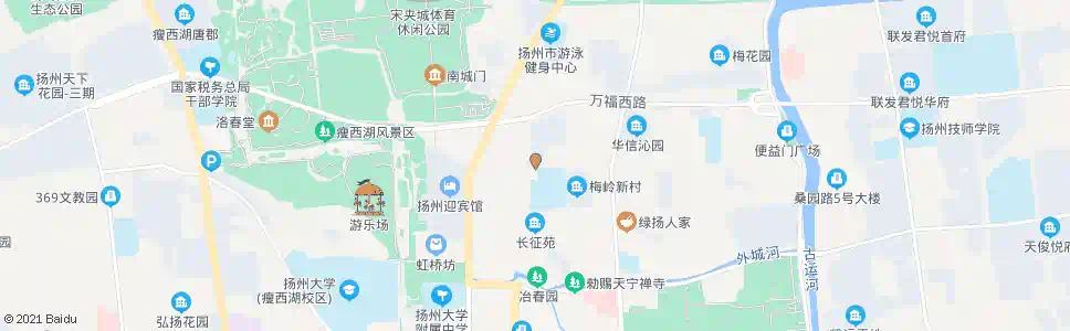 扬州梅岭西路_公交站地图_扬州公交_妙搜公交查询2025