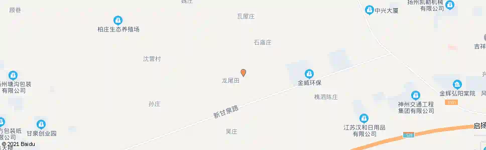 扬州龙尾村_公交站地图_扬州公交_妙搜公交查询2025