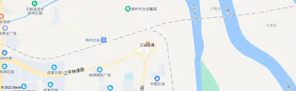 扬州运河北路_公交站地图_扬州公交_妙搜公交查询2025