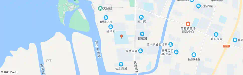 扬州高邮中学北_公交站地图_扬州公交_妙搜公交查询2025