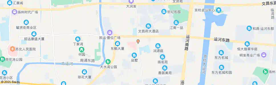 扬州武警医院东门_公交站地图_扬州公交_妙搜公交查询2025