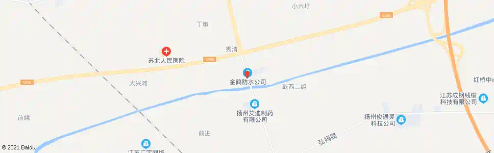 扬州吴桥公路_公交站地图_扬州公交_妙搜公交查询2025