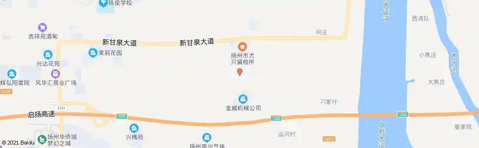 扬州大王庄_公交站地图_扬州公交_妙搜公交查询2025