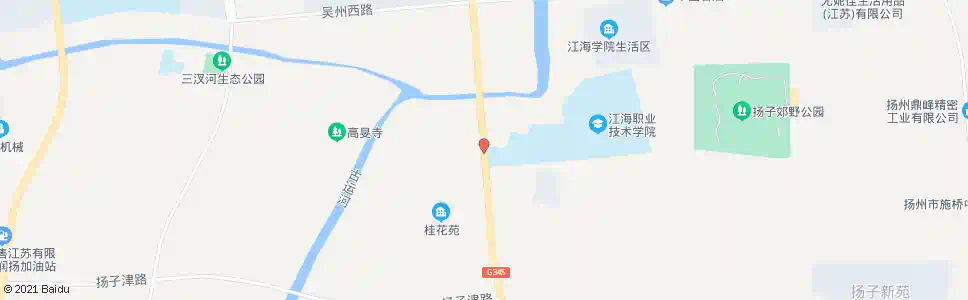 扬州江海学院_公交站地图_扬州公交_妙搜公交查询2025