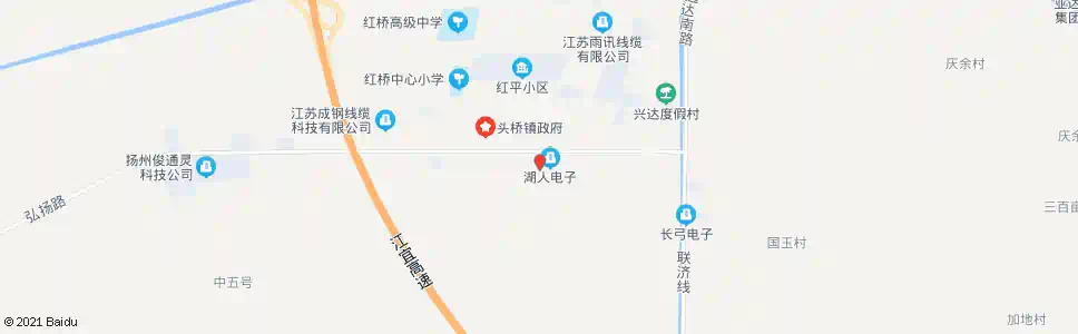 扬州红桥镇_公交站地图_扬州公交_妙搜公交查询2025