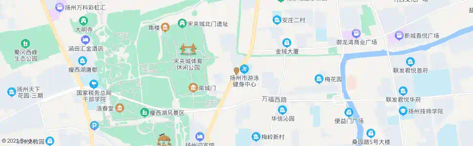 扬州友谊新村_公交站地图_扬州公交_妙搜公交查询2025