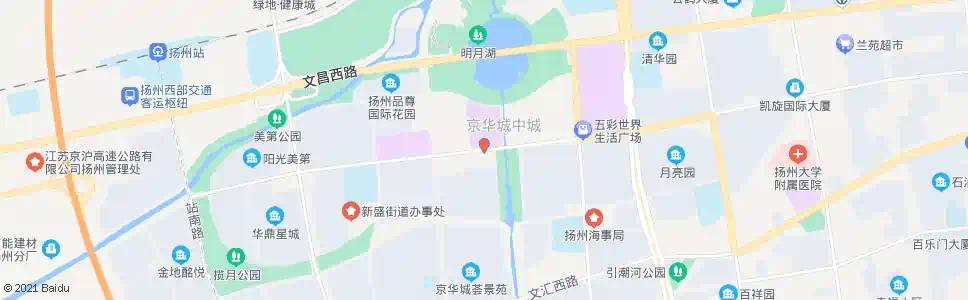 扬州京华城(南门)_公交站地图_扬州公交_妙搜公交查询2025