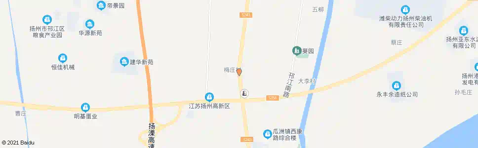 扬州中平桥_公交站地图_扬州公交_妙搜公交查询2025