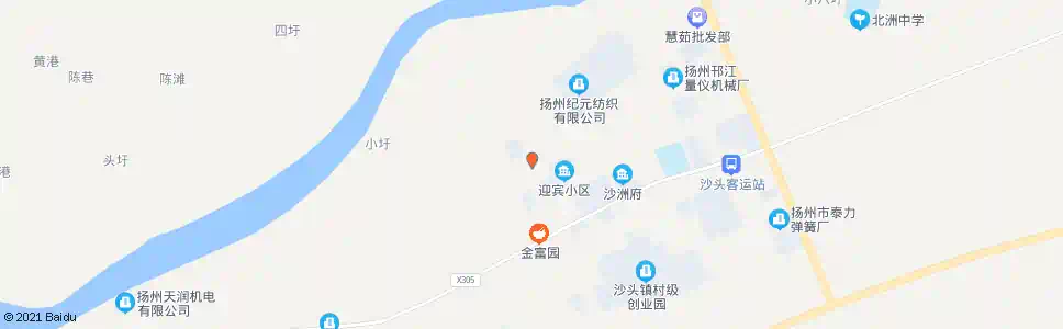 扬州沙头镇政府_公交站地图_扬州公交_妙搜公交查询2025