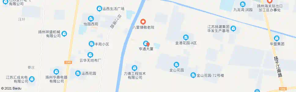 扬州八里镇政府_公交站地图_扬州公交_妙搜公交查询2025