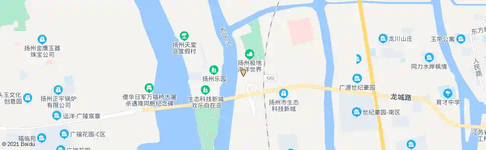 扬州1912小镇停车场_公交站地图_扬州公交_妙搜公交查询2025