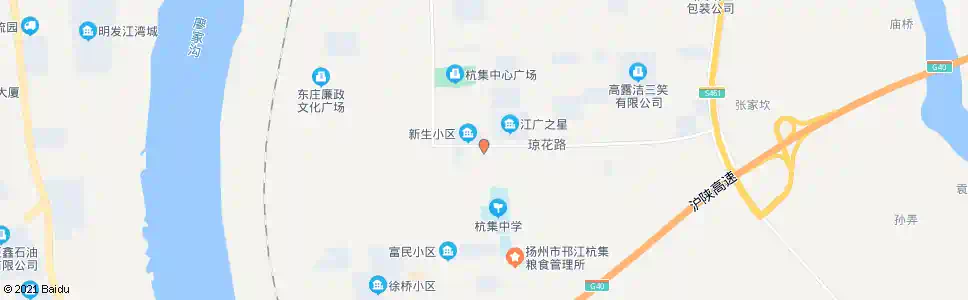 扬州新生村_公交站地图_扬州公交_妙搜公交查询2025