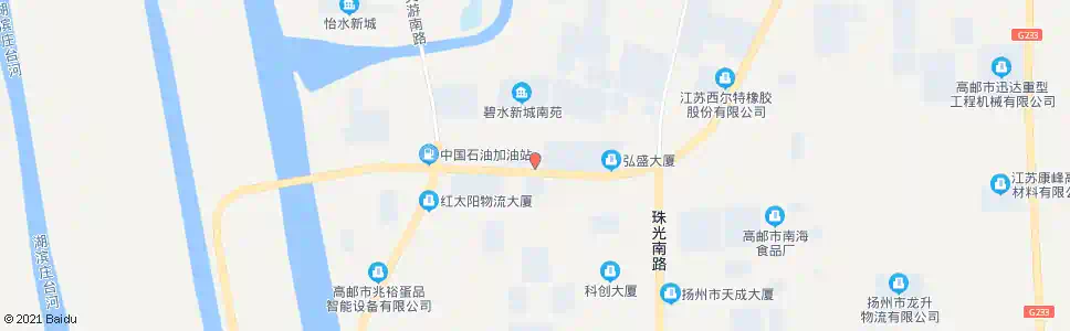 扬州城南经济新区_公交站地图_扬州公交_妙搜公交查询2025