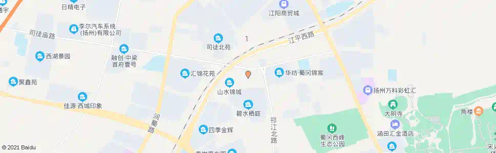 扬州山水锦城东门_公交站地图_扬州公交_妙搜公交查询2025