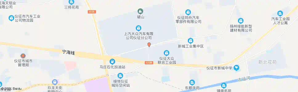 扬州上海大众汽车有限公司_公交站地图_扬州公交_妙搜公交查询2025