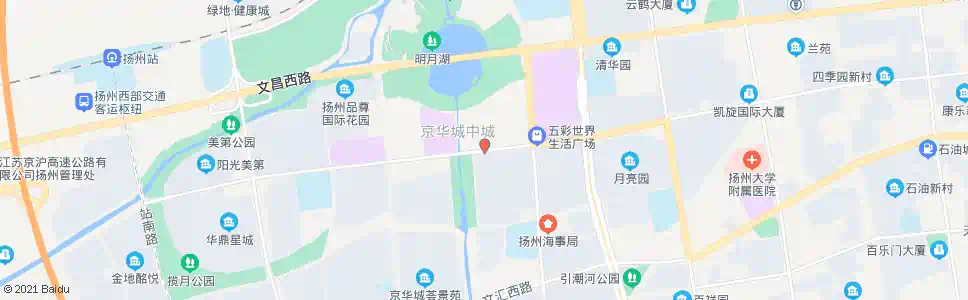 扬州京华城怡景苑_公交站地图_扬州公交_妙搜公交查询2025