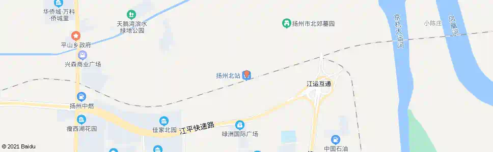 扬州利民桥北_公交站地图_扬州公交_妙搜公交查询2025