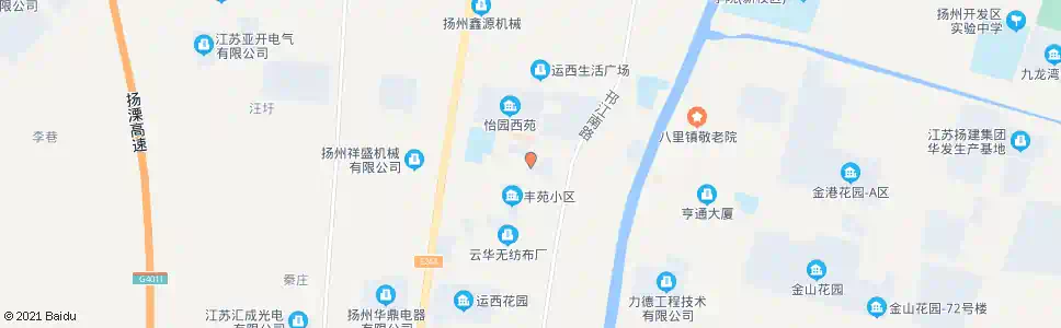 扬州运西村部_公交站地图_扬州公交_妙搜公交查询2025