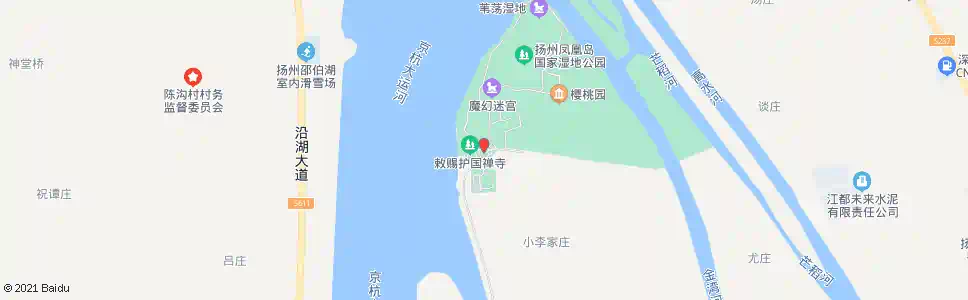 扬州凤凰岛_公交站地图_扬州公交_妙搜公交查询2025