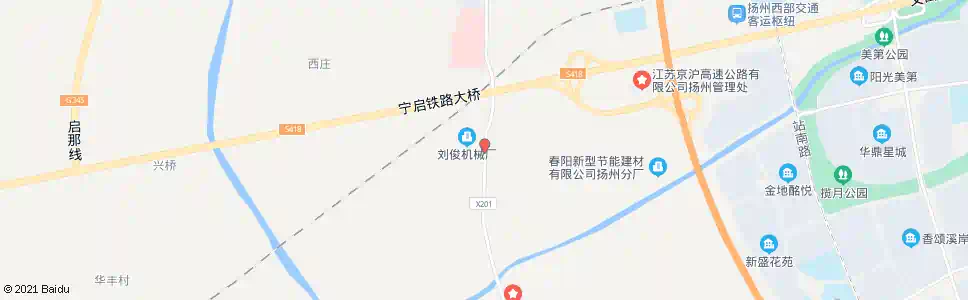 扬州南东庄_公交站地图_扬州公交_妙搜公交查询2025