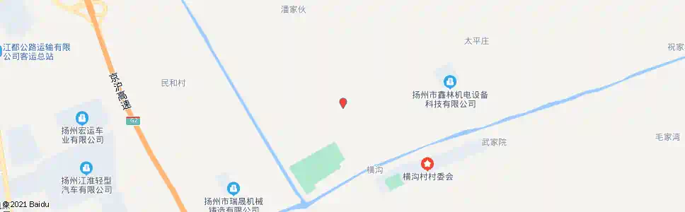扬州横沟桥_公交站地图_扬州公交_妙搜公交查询2025