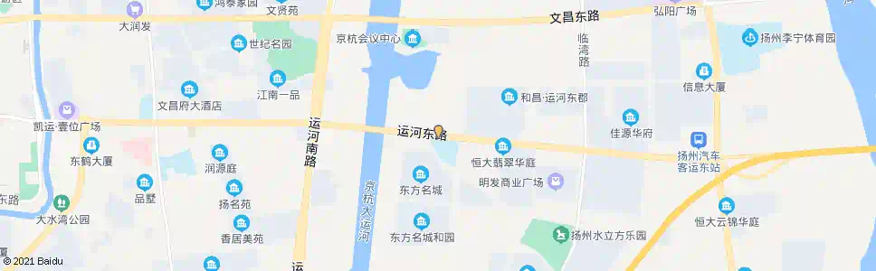 扬州扬州大桥东_公交站地图_扬州公交_妙搜公交查询2025