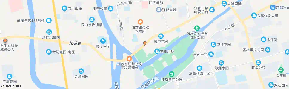 扬州龙川广场_公交站地图_扬州公交_妙搜公交查询2025