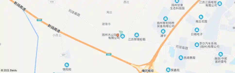 扬州胡场村_公交站地图_扬州公交_妙搜公交查询2025