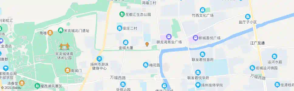 扬州公路处(邗沟路)_公交站地图_扬州公交_妙搜公交查询2025