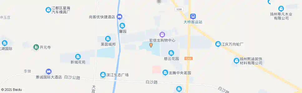 扬州大桥中学_公交站地图_扬州公交_妙搜公交查询2025