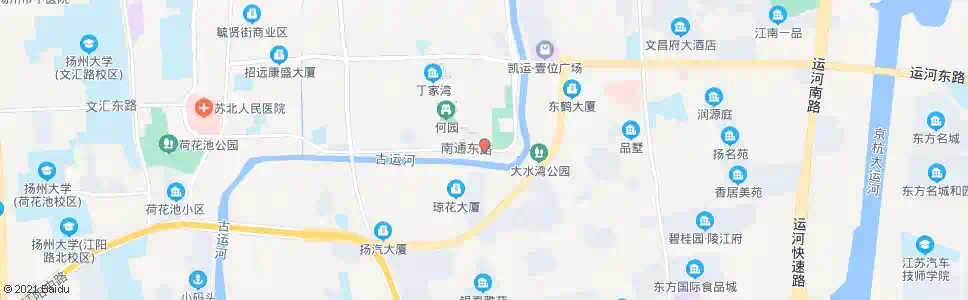 扬州康山文化园(何园)_公交站地图_扬州公交_妙搜公交查询2025