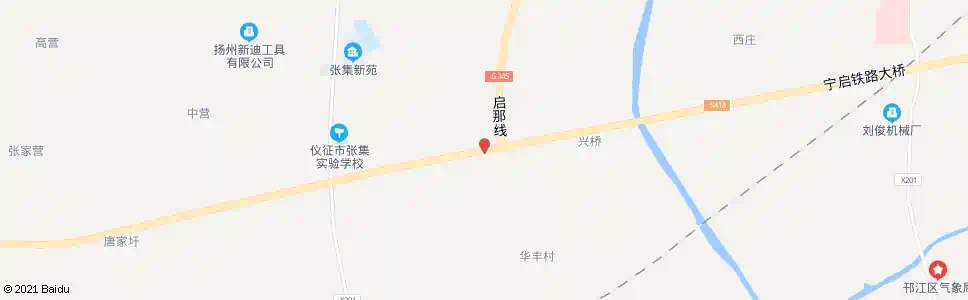 扬州江宁村西_公交站地图_扬州公交_妙搜公交查询2025