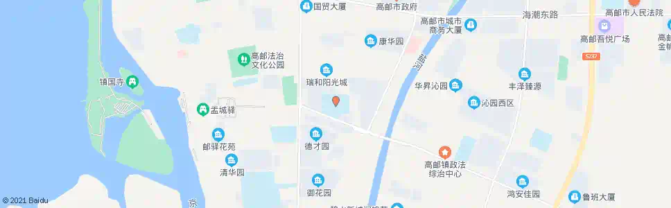 扬州省一职中_公交站地图_扬州公交_妙搜公交查询2025