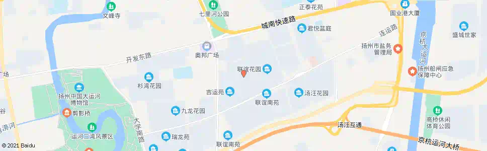 扬州连运小区(连运路)_公交站地图_扬州公交_妙搜公交查询2025