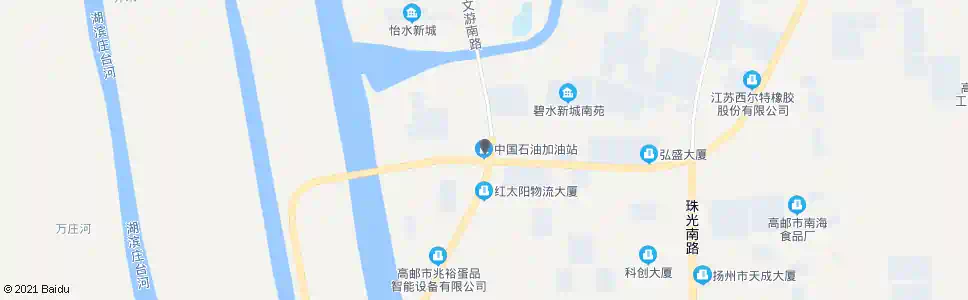 扬州新坝加油站_公交站地图_扬州公交_妙搜公交查询2025