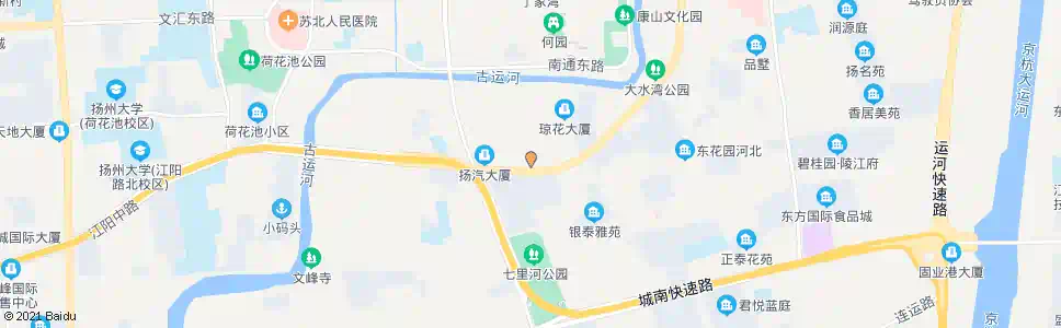 扬州汽配城_公交站地图_扬州公交_妙搜公交查询2025