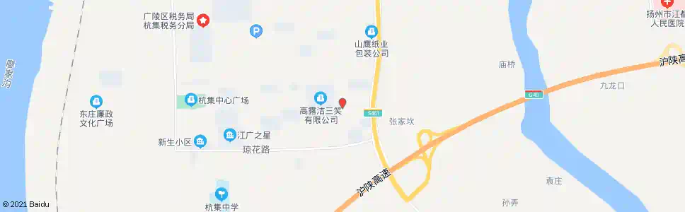 扬州高露洁_公交站地图_扬州公交_妙搜公交查询2025