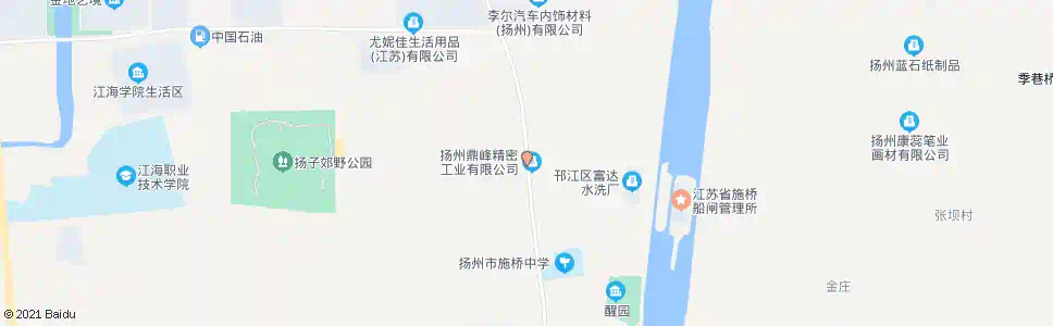 扬州施桥船闸_公交站地图_扬州公交_妙搜公交查询2025