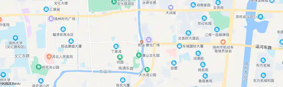 扬州金桥大道(跃进桥)_公交站地图_扬州公交_妙搜公交查询2025