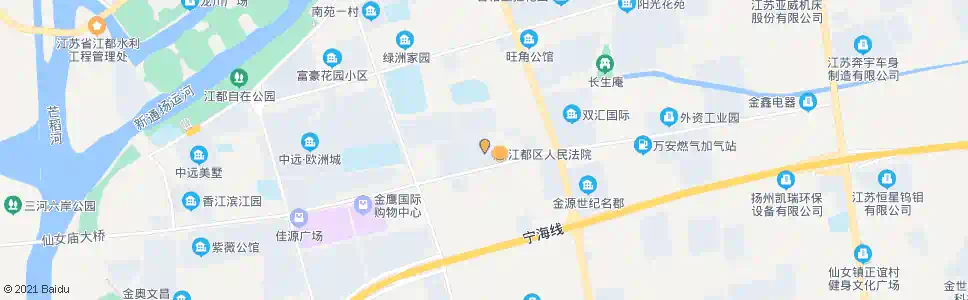 扬州金域地中海_公交站地图_扬州公交_妙搜公交查询2025