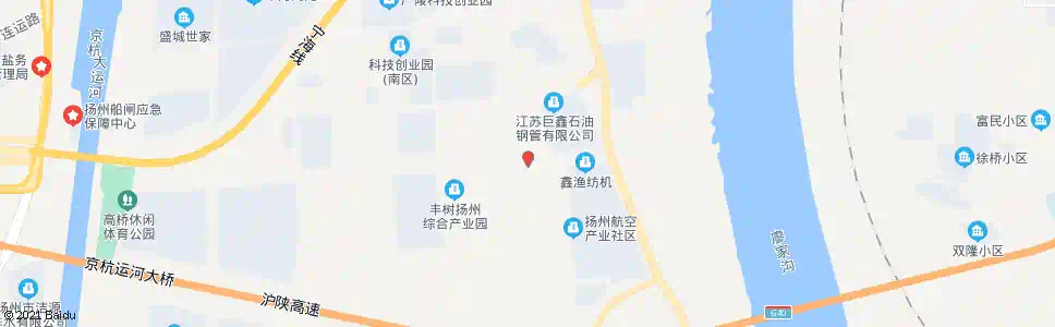 扬州董庄路大众港路_公交站地图_扬州公交_妙搜公交查询2025