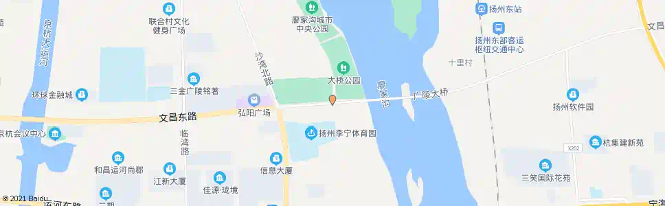 扬州广陵大桥西_公交站地图_扬州公交_妙搜公交查询2025