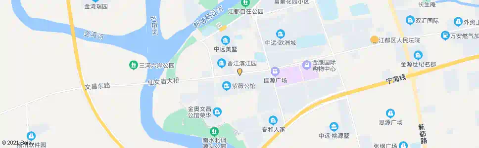 扬州文昌东路黄海南路_公交站地图_扬州公交_妙搜公交查询2025