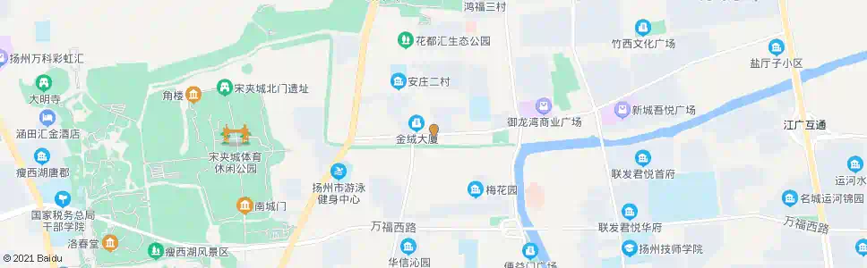 扬州佳竹苑_公交站地图_扬州公交_妙搜公交查询2025