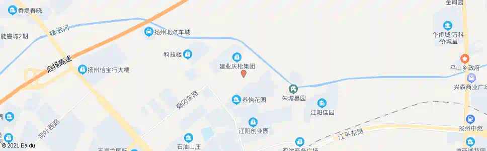 扬州荷叶小区_公交站地图_扬州公交_妙搜公交查询2025